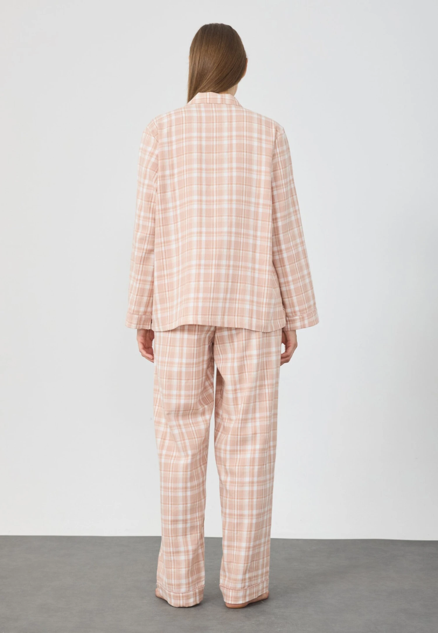 Anna Field FLANNEL SET - Pyjama - Beige Based 3 Anna Field FLANNEL SET - Pyjama - Beige Based - Afbeelding 3