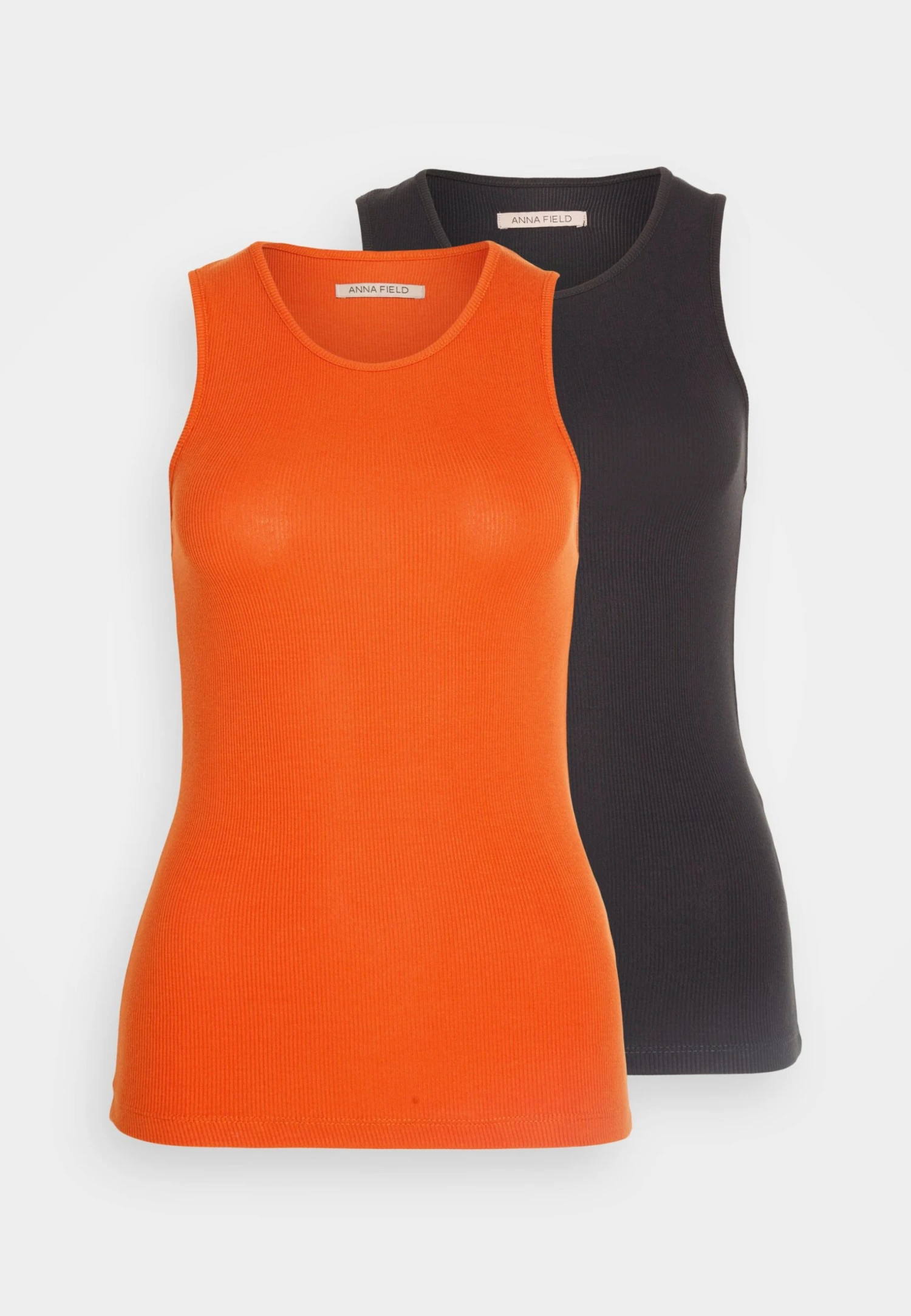 Anna Field 2 Pack - Top - Orange/Black 8 Anna Field 2 Pack - Top - Orange/Black - Afbeelding 8