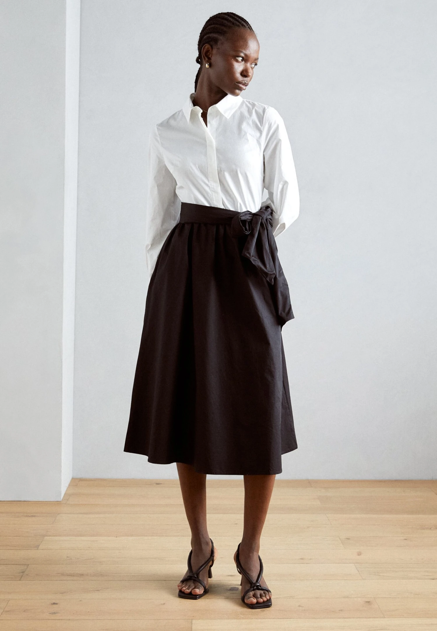 Anna Field Blousejurk - Black/white 1 Anna Field Blousejurk - Black/white