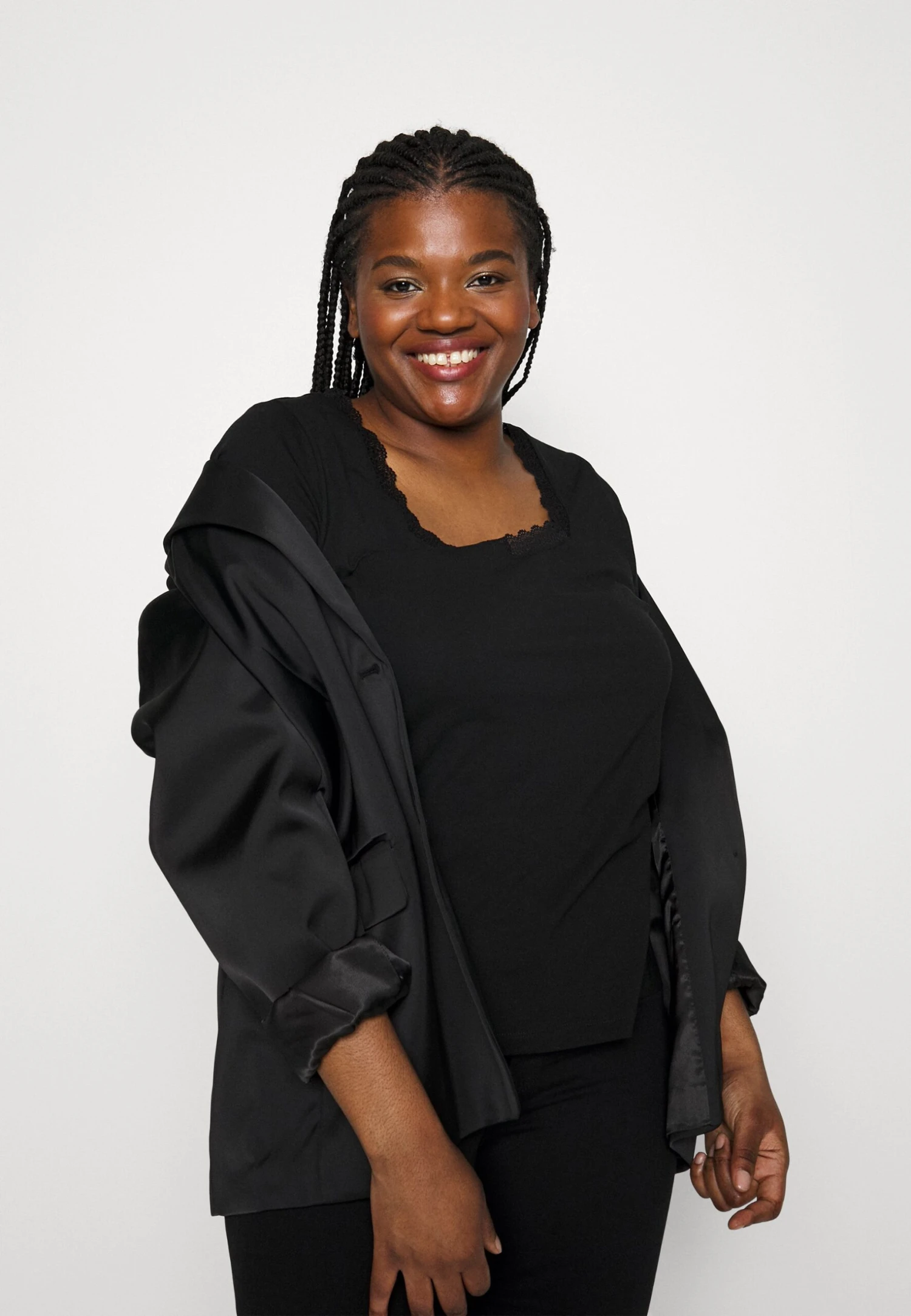 Plus Size - T-Shirt Print - Black 5 Plus Size - T-Shirt Print - Black - Afbeelding 5