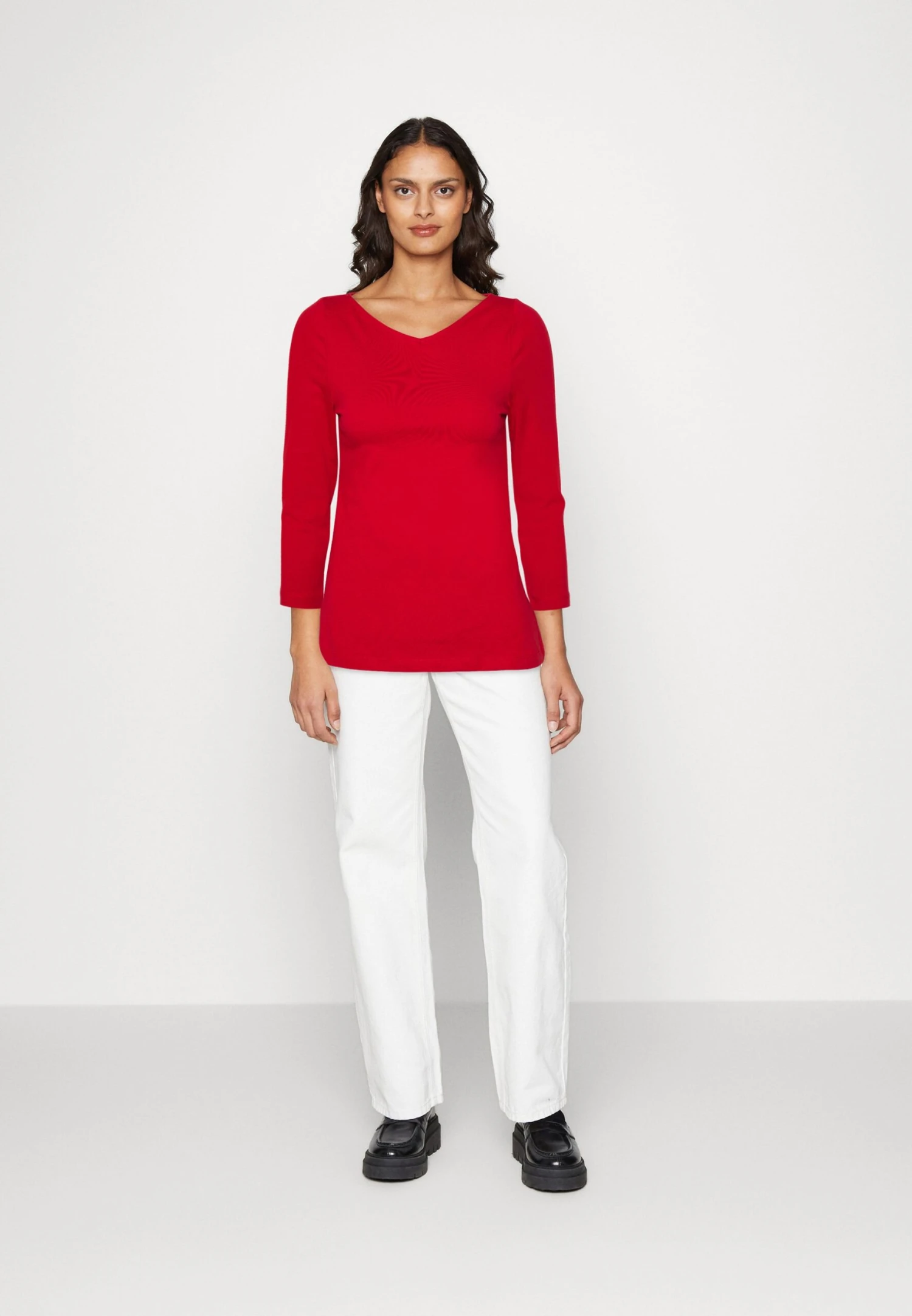 Anna Field Longsleeve - Dark Red 2 Anna Field Longsleeve - Dark Red - Afbeelding 2