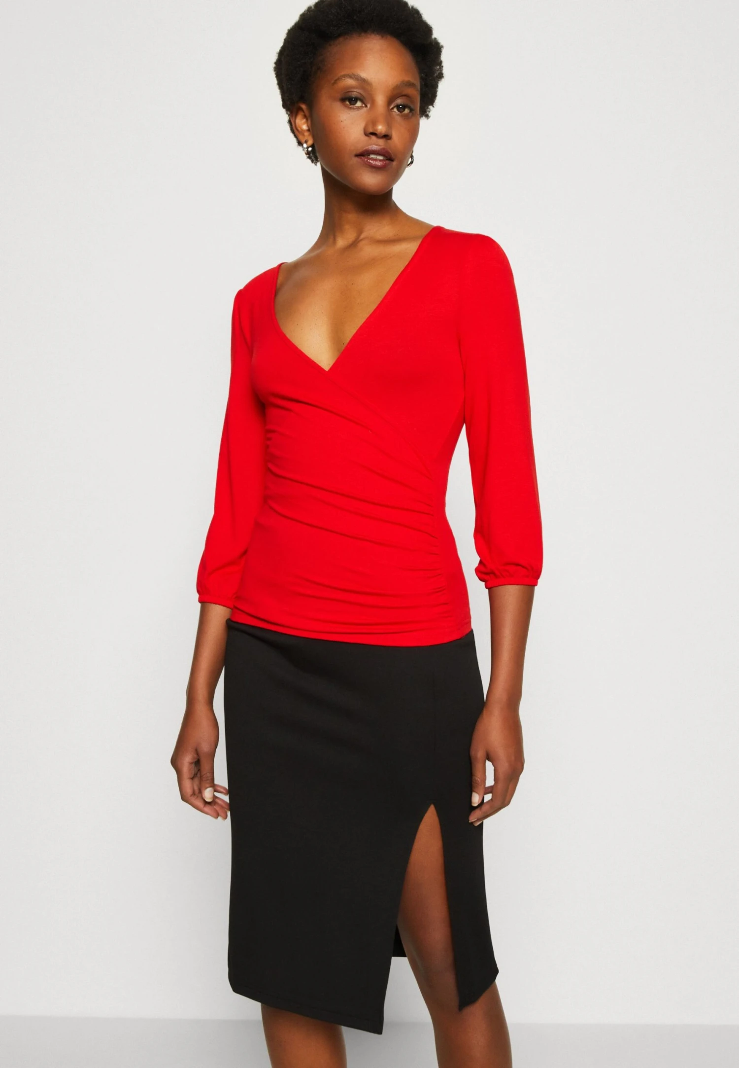 Anna Field Longsleeve - Red 4 Anna Field Longsleeve - Red - Afbeelding 4