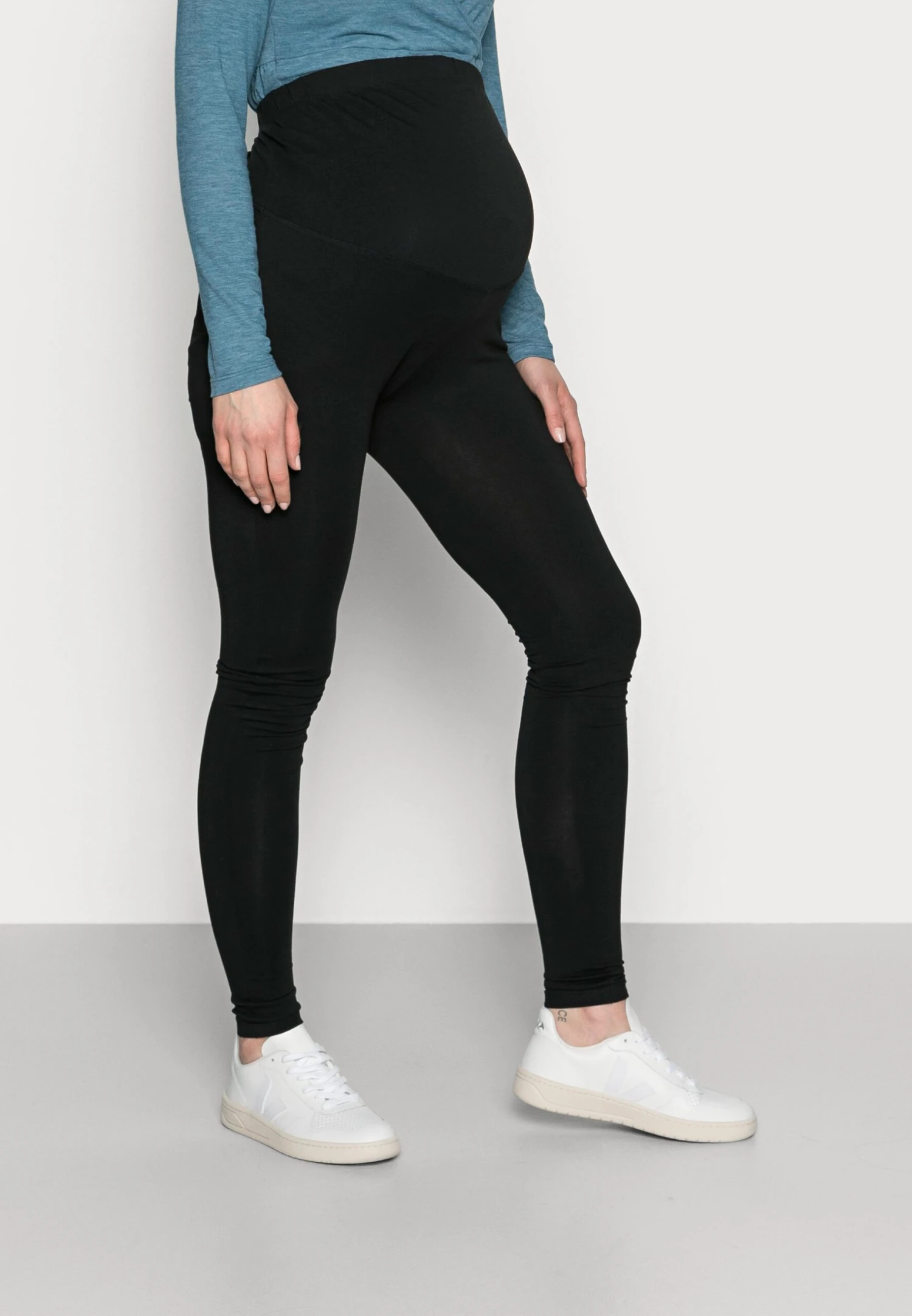 7/8 Length Maternity Leggings 2 Pack - Legging - Black 2 7/8 Length Maternity Leggings 2 Pack - Legging - Black - Afbeelding 2