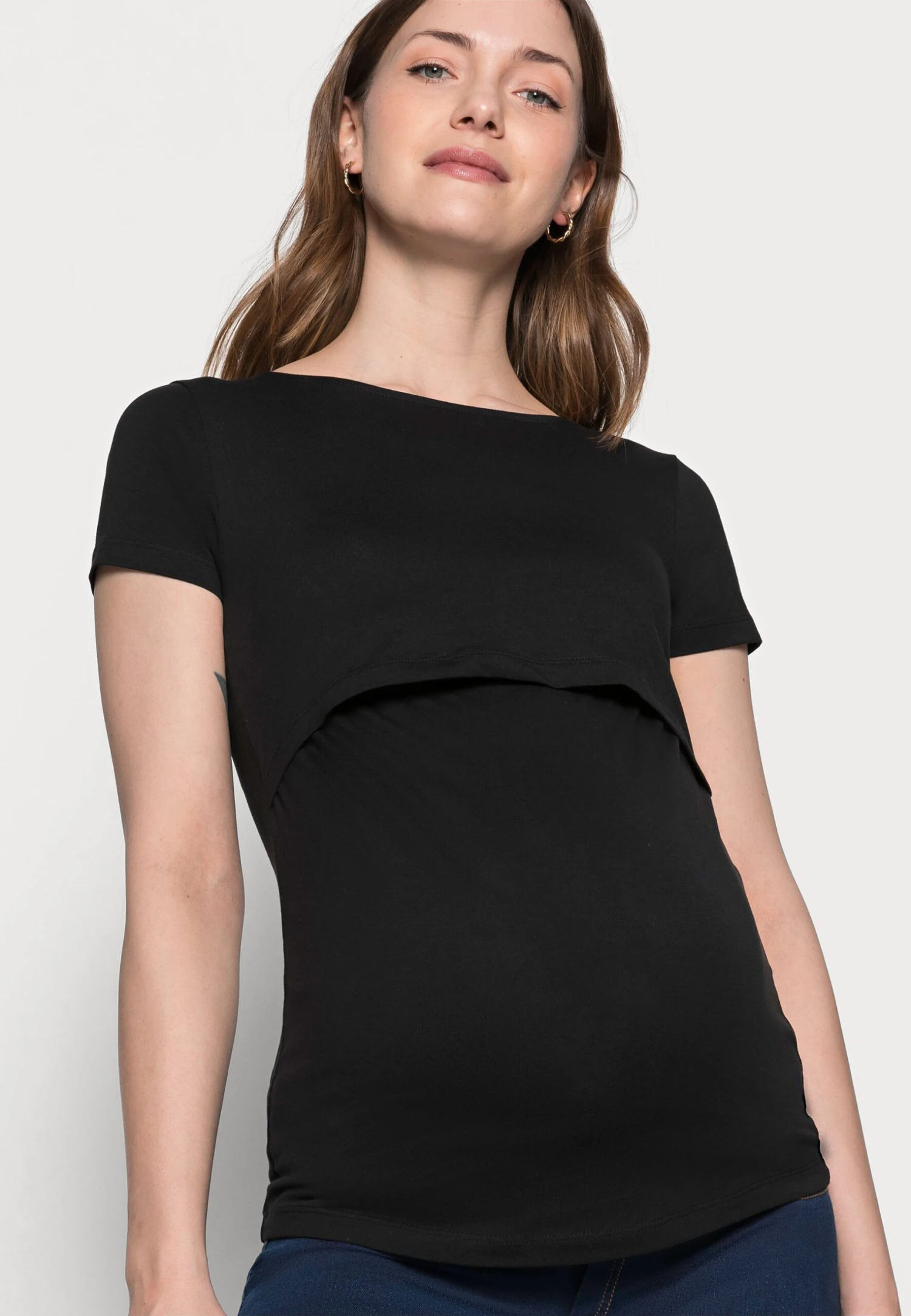 Nursing 2Er Pack - Basic T-Shirt - T-Shirt Basic - Dark Blue/Black 5 Nursing 2Er Pack - Basic T-Shirt - T-Shirt Basic - Dark Blue/Black - Afbeelding 5