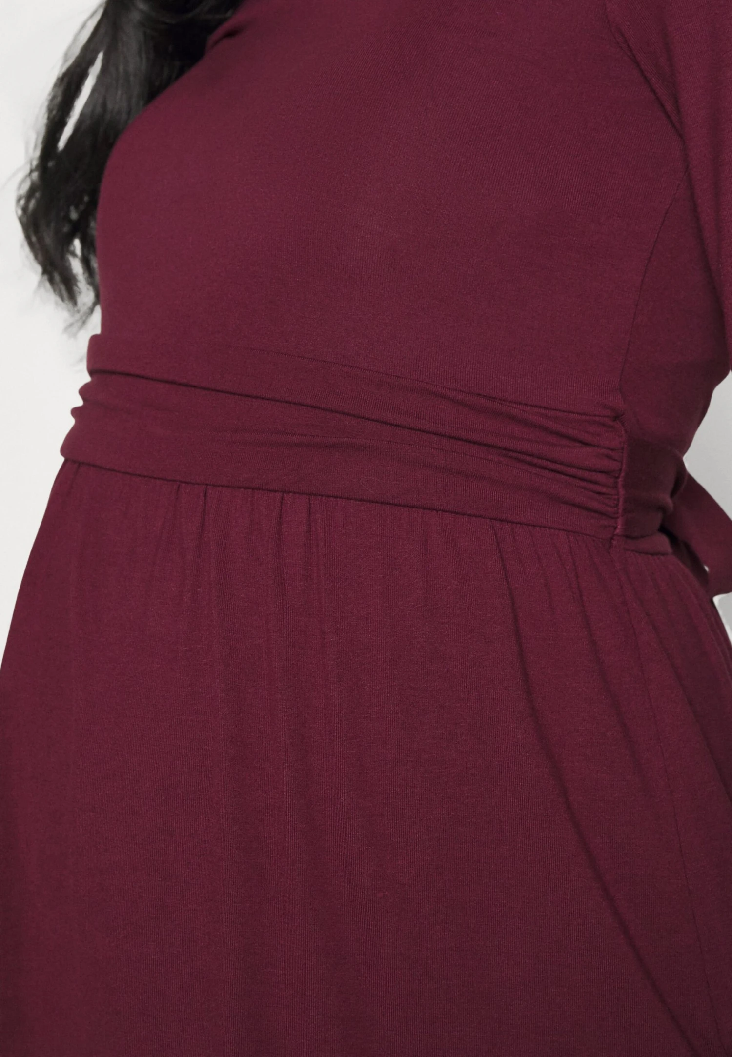 Flare Top- Longsleeve - Dark Red 5 Flare Top- Longsleeve - Dark Red - Afbeelding 5