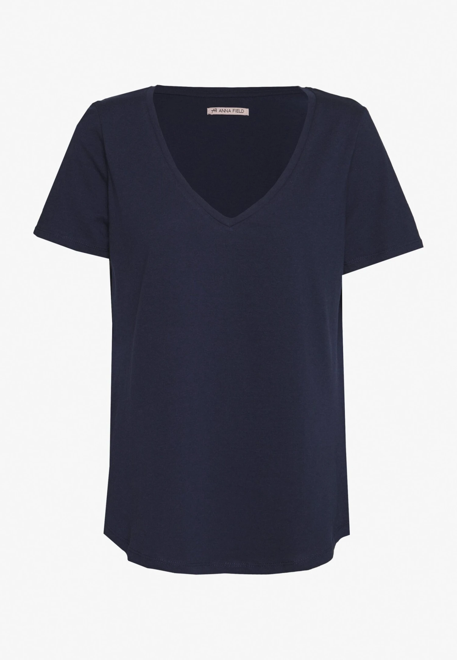 Anna Field T-Shirt Basic - Mottled Light Grey/Blue 3 Anna Field T-Shirt Basic - Mottled Light Grey/Blue - Afbeelding 3